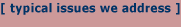 typical issues